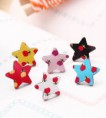 AD001  ♥魔幻之花♥小鬱金香♥矽膠防敏耳針【隨機挑色】